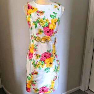 Floral Sheath Dress
